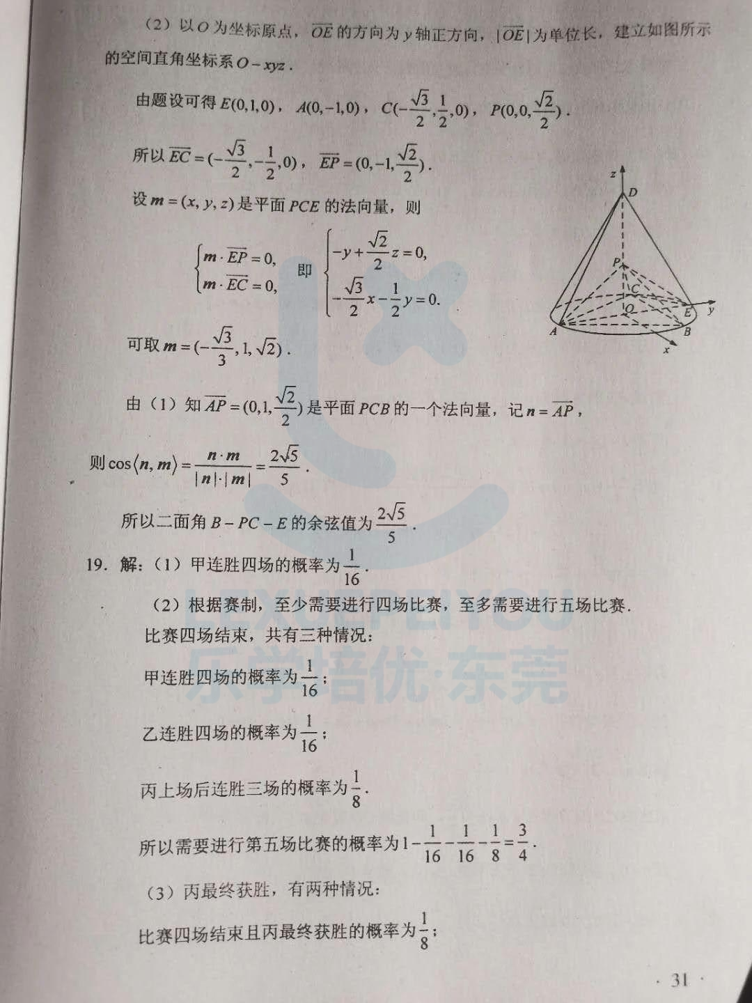 2020广东高考全科官方答案