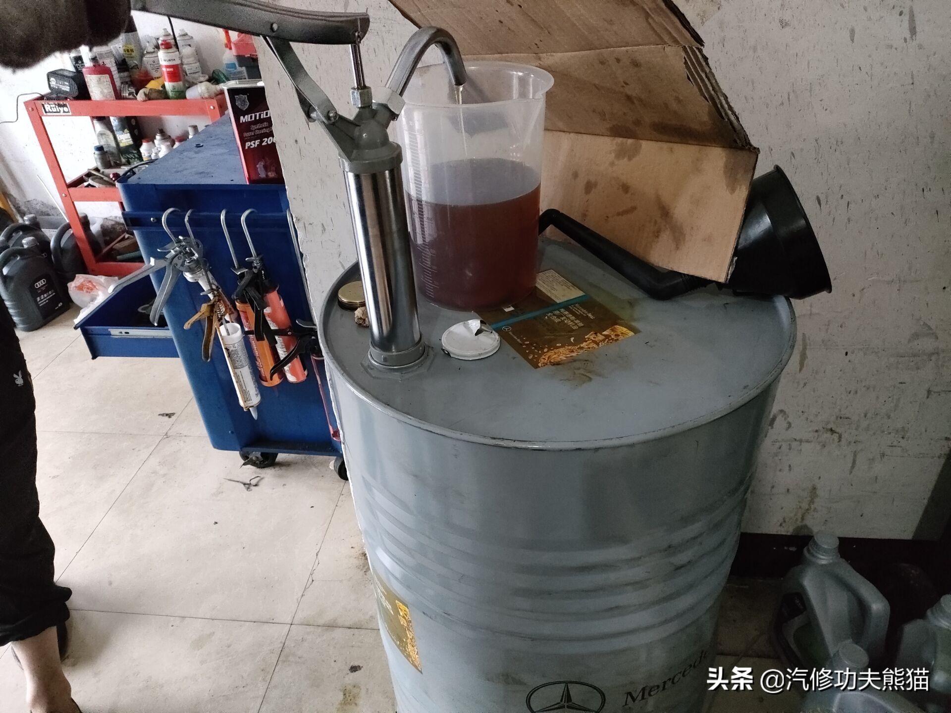 苏州车友十二年车龄奥迪A6L2.0T烧机油，对车有感情彻底整修翻新