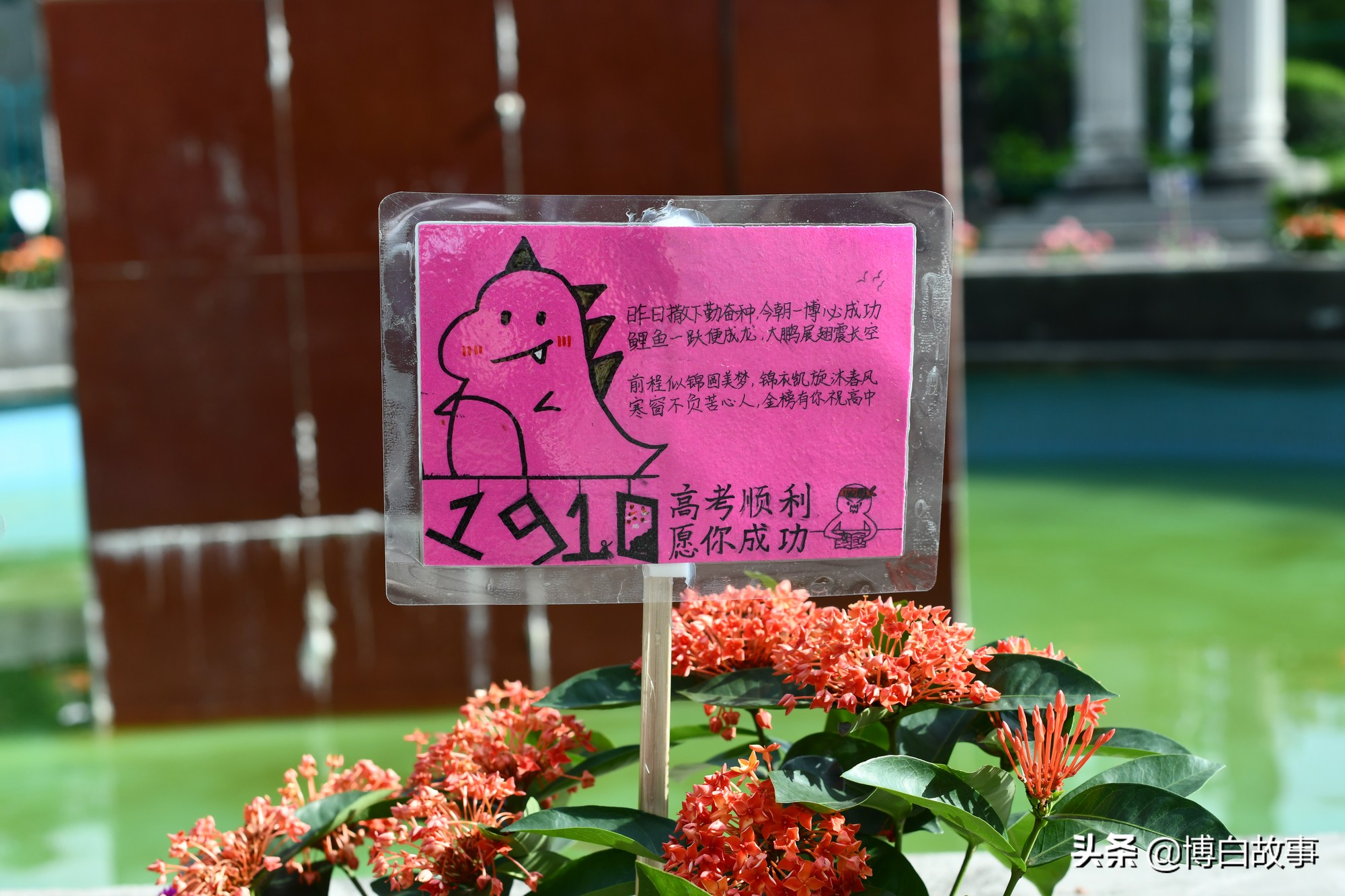 广西博白县中学做了大量工作，确保考生以最佳状态参加高考