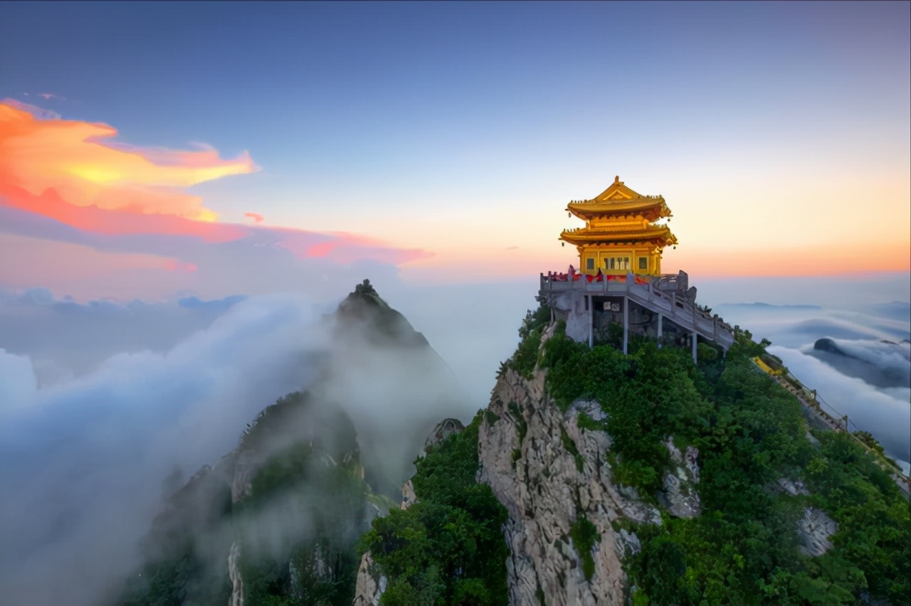 河南洛阳老君山，外国人进不了的景区，实在太美了，风景如画