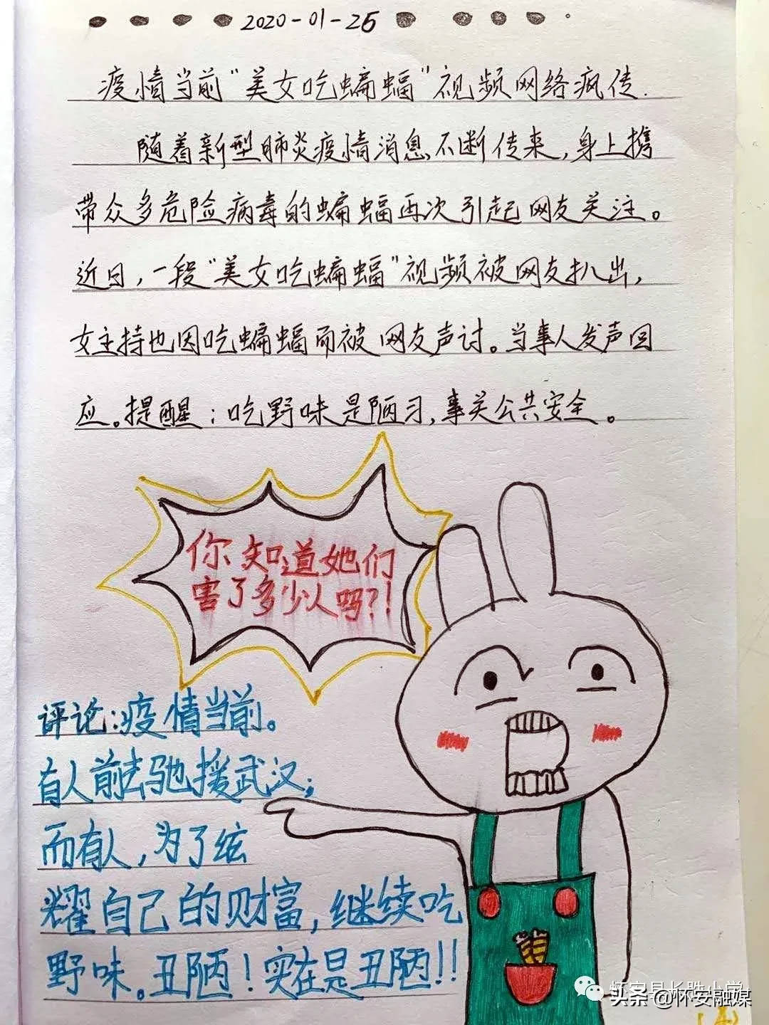 怀安县柴沟堡镇长胜小学网上秀学生假期作业