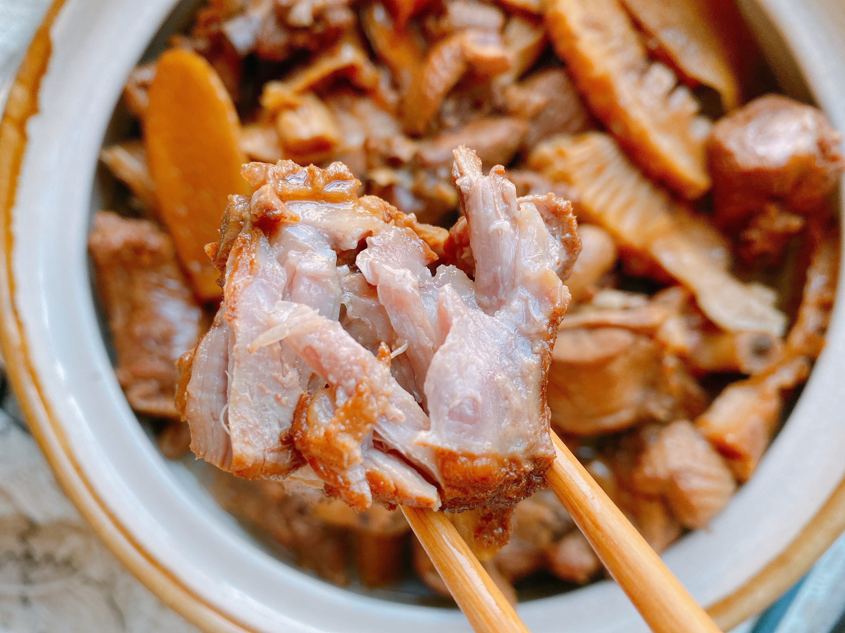鸭肉最好吃的做法，咸香入味，肉质酥软没有腥味，适合冬天炖一锅