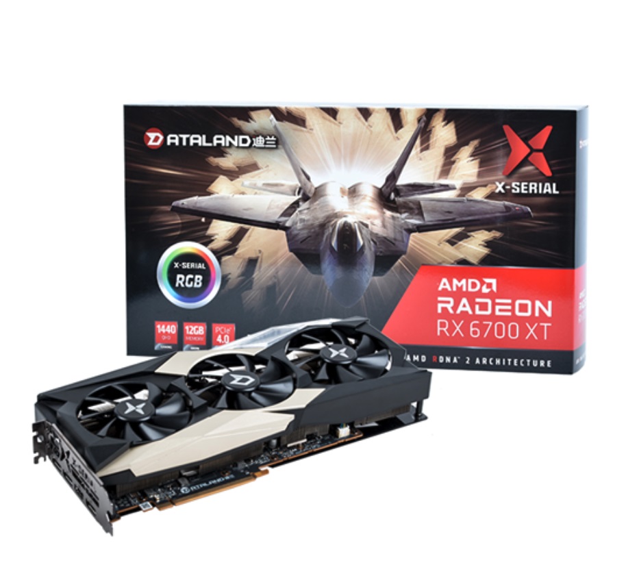 迪兰推出 RX6700 XT X 战神显卡，支持 RGB 灯效
