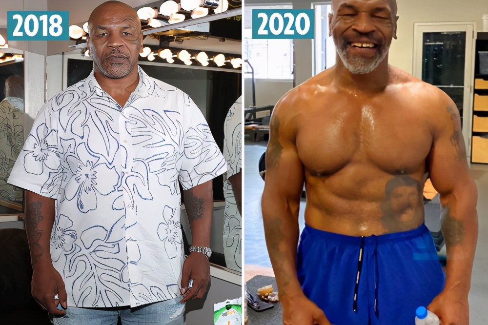 Tyson desperately trained 2000 sit ups and 500 push ups per day