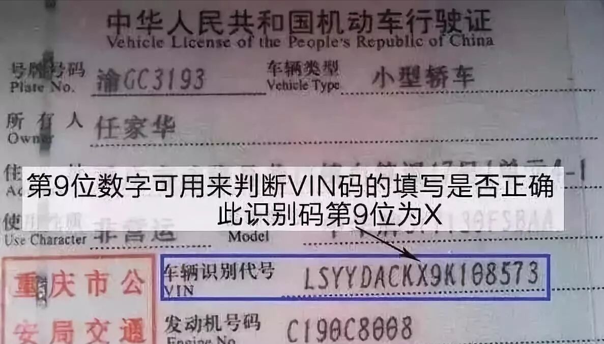 「我行小知识」这些车架号知识你知道吗？看完你就明白！