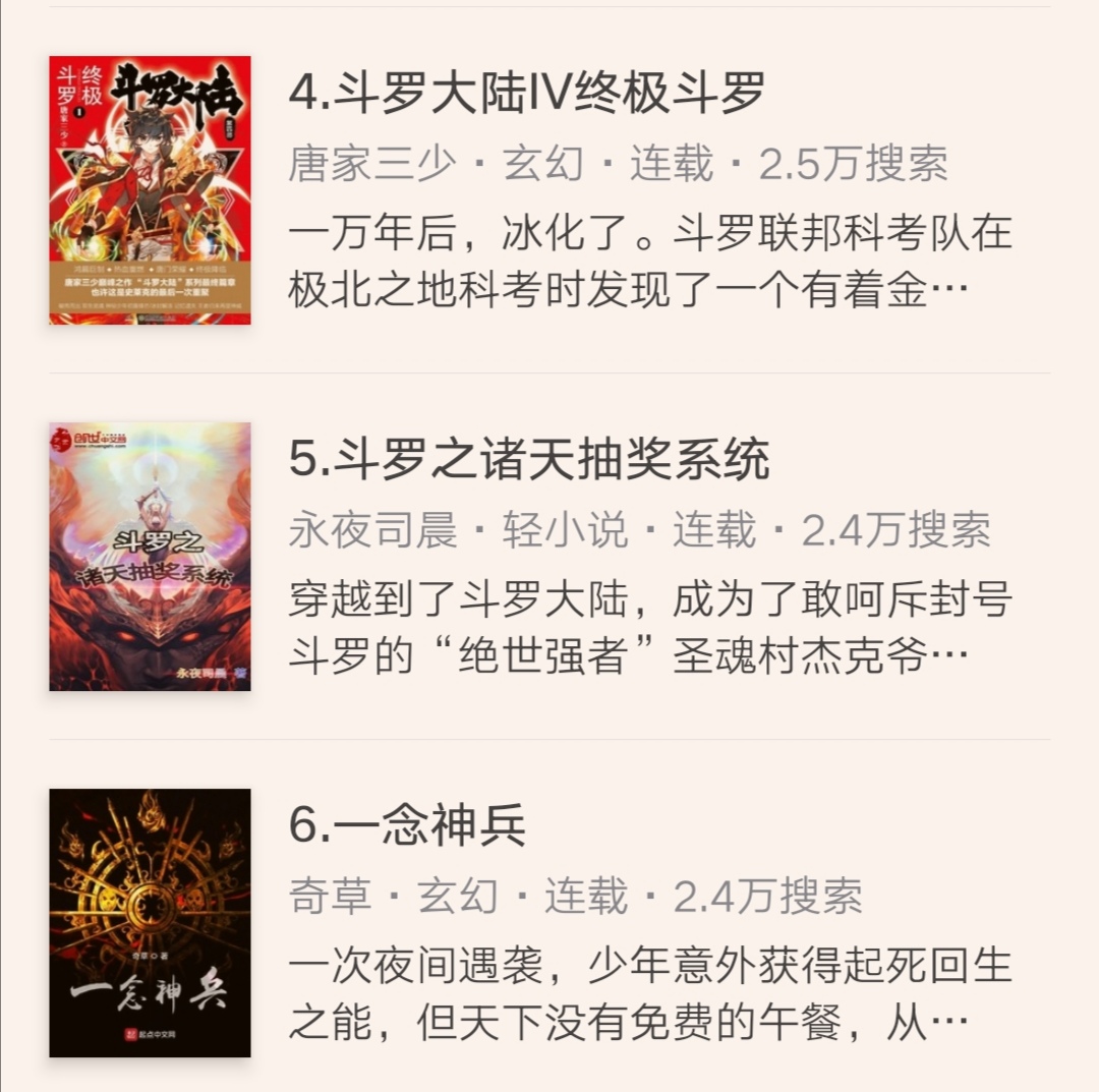 这期前十热搜网文出乎意料，第一名居然是一本轻小说