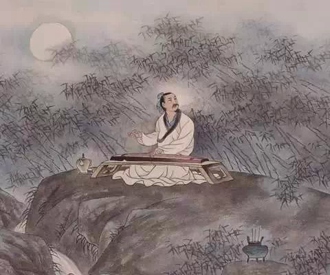 高傲的孤松嵇康，曾经被认为是神仙下凡，拒绝出仕被人憎恨