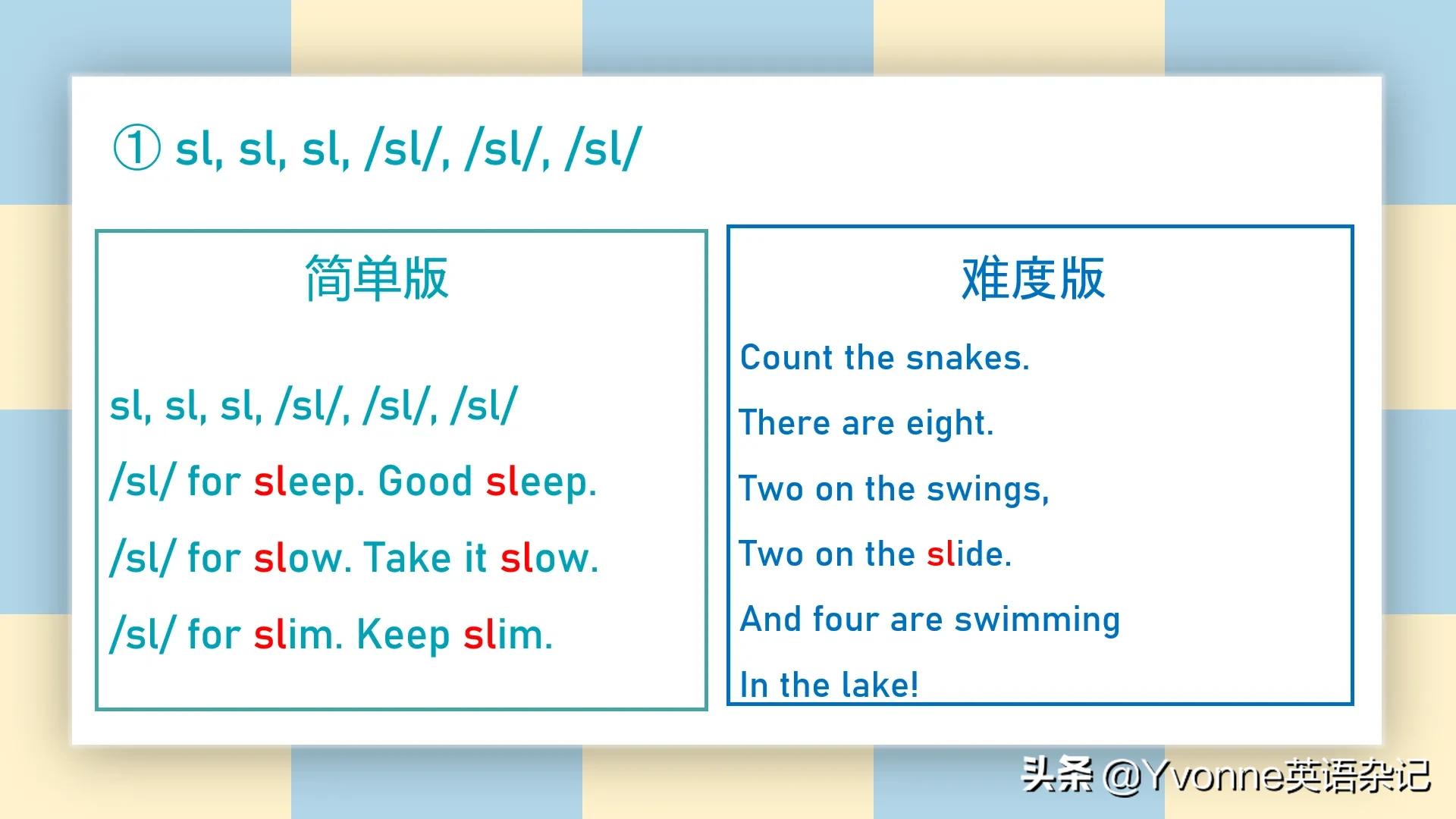 英语自然拼读——“辅音字母组合歌谣（三）”