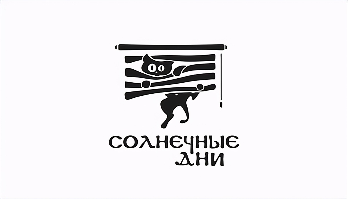 可爱猫咪主题logo设计