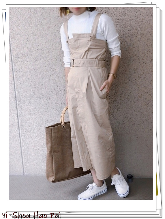 小白鞋你有吗？看看日本女人春天怎么穿白色运动鞋，时尚又好看