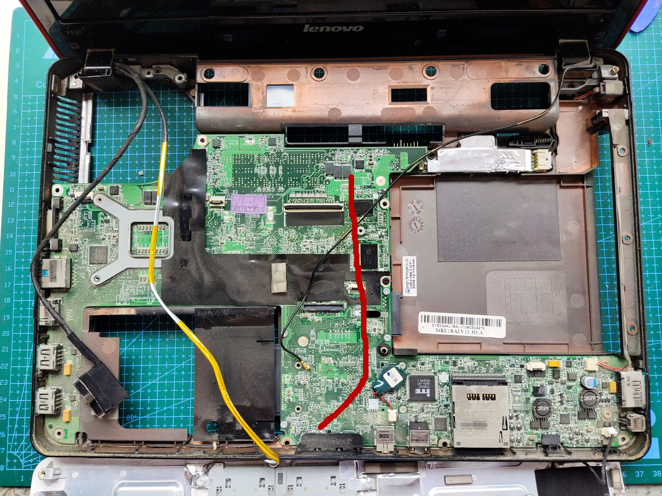 无折腾不玩机,小伙花百元给十年前的联想y450换主板,会翻车吗?