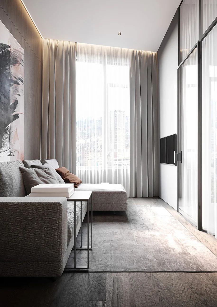卧室拆掉墙面，全屋开放布局，44㎡小公寓装修后，简直绝了