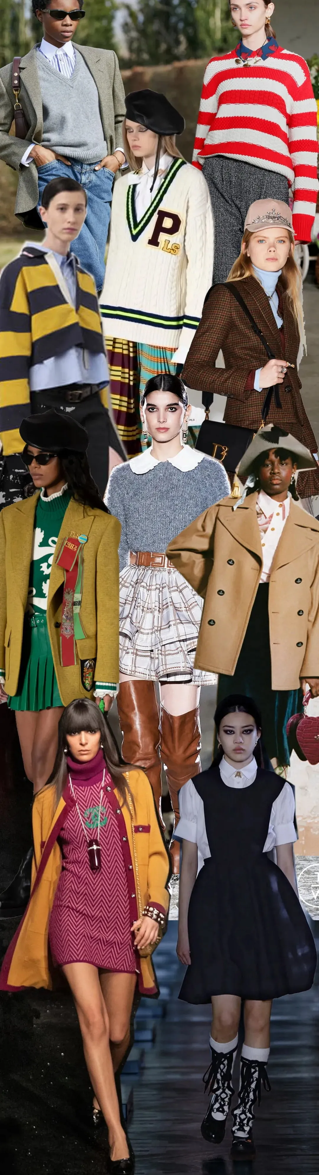 2021秋冬女装流行趋势之：学院风