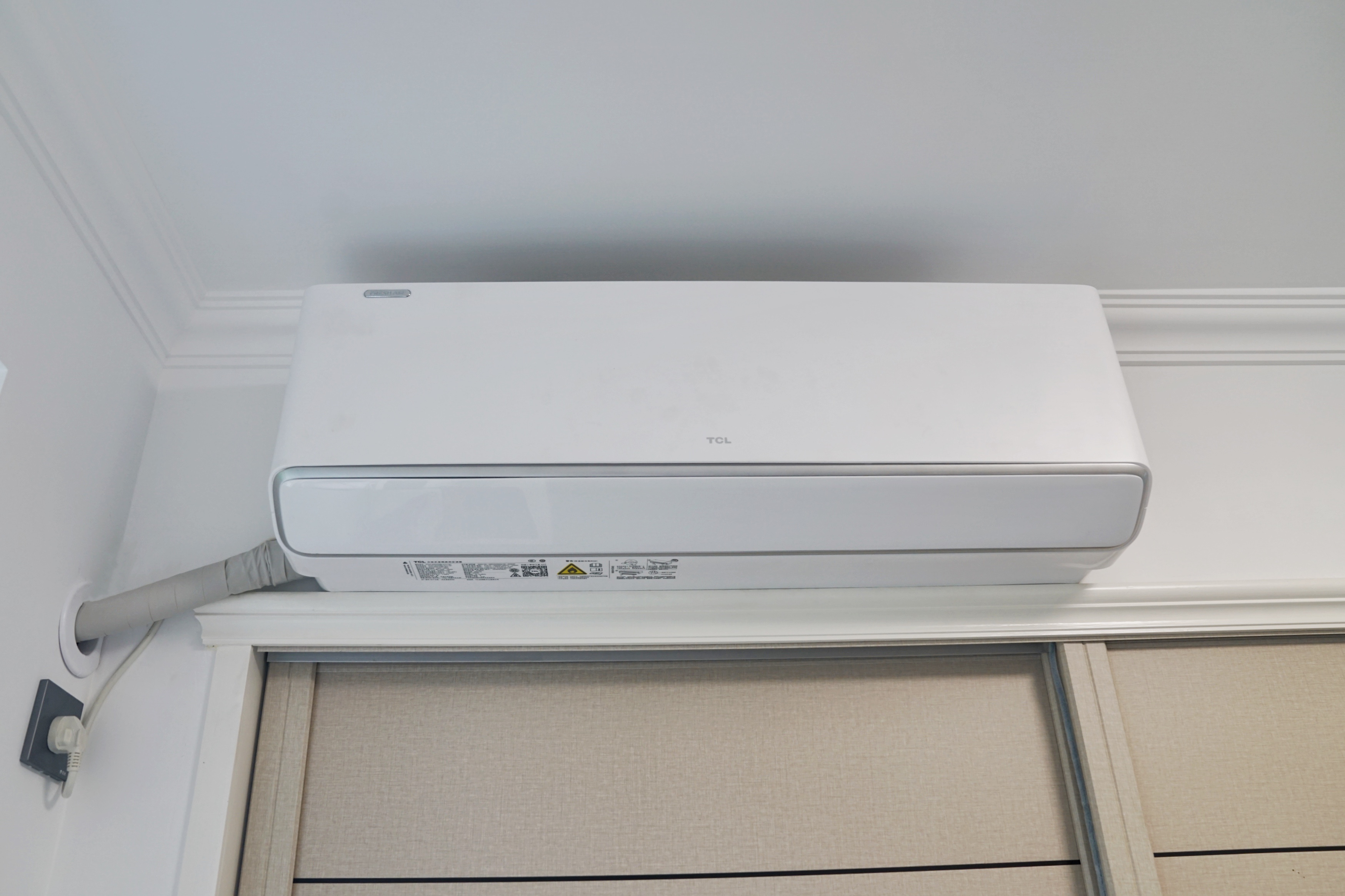 无需预埋、不用打孔—TCL卧室新风空调安装及使用实测