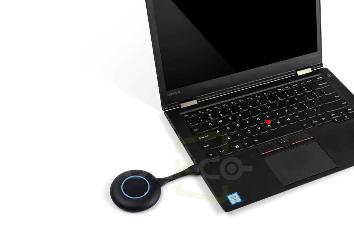 手把手教您，如何将笔记本电脑信号无线投屏到电视或投影机显示