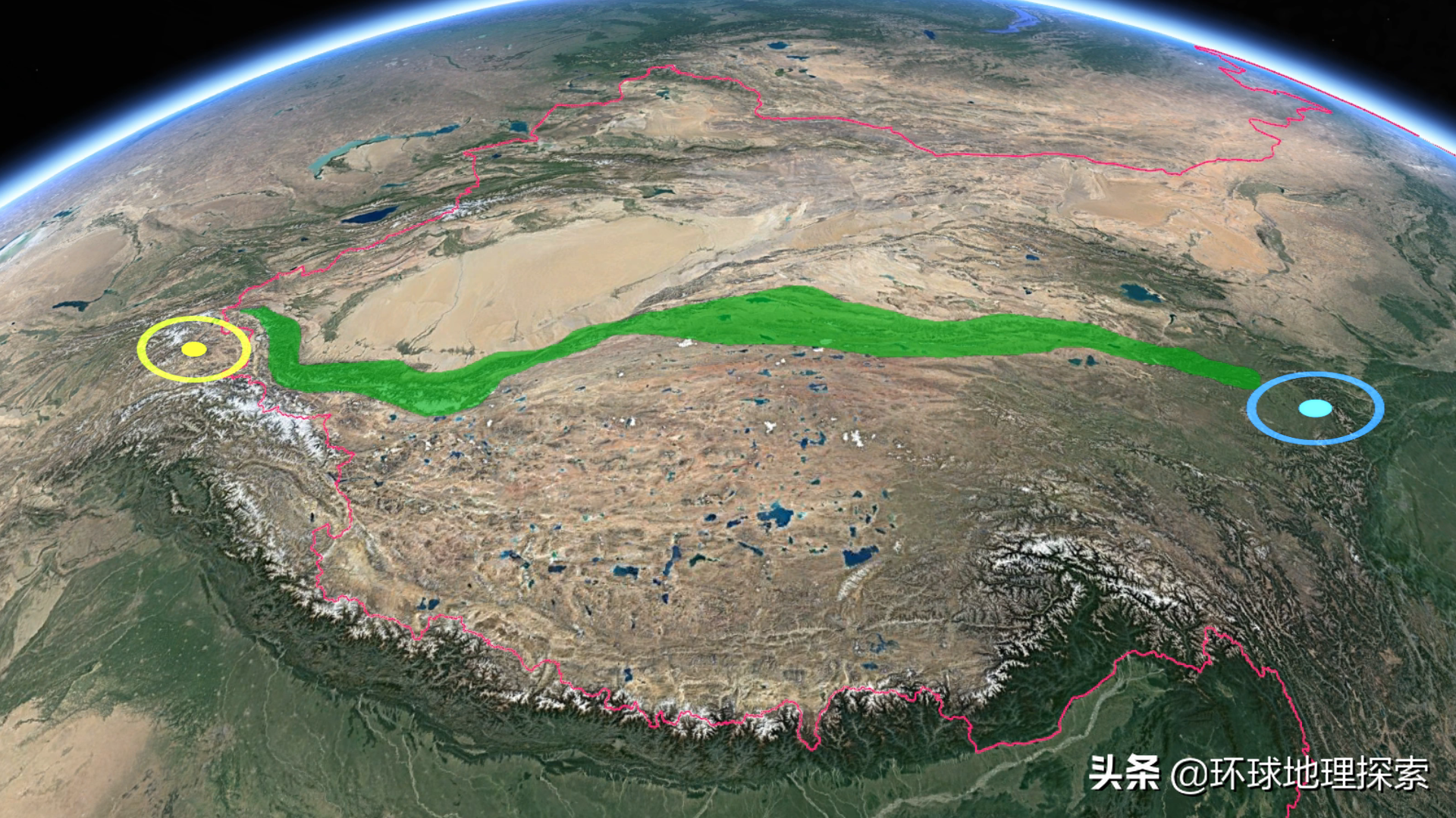 昆仑山脉地图喀喇昆仑山脉地图