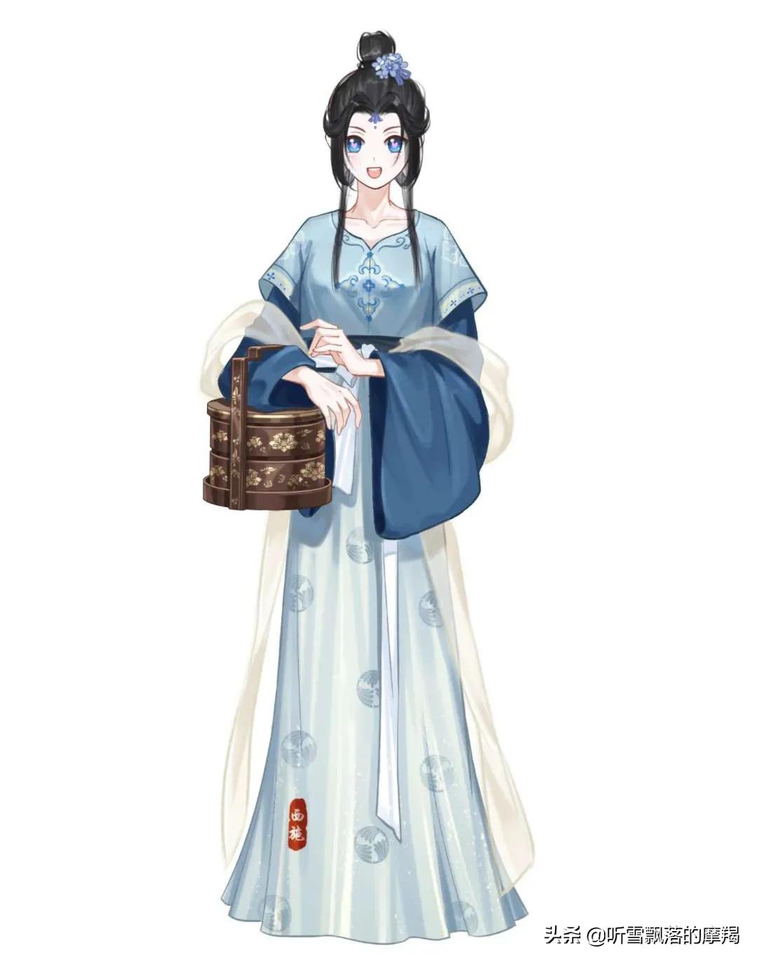 十二星座穿越成古风美女，天秤座最端庄，双鱼座最活泼