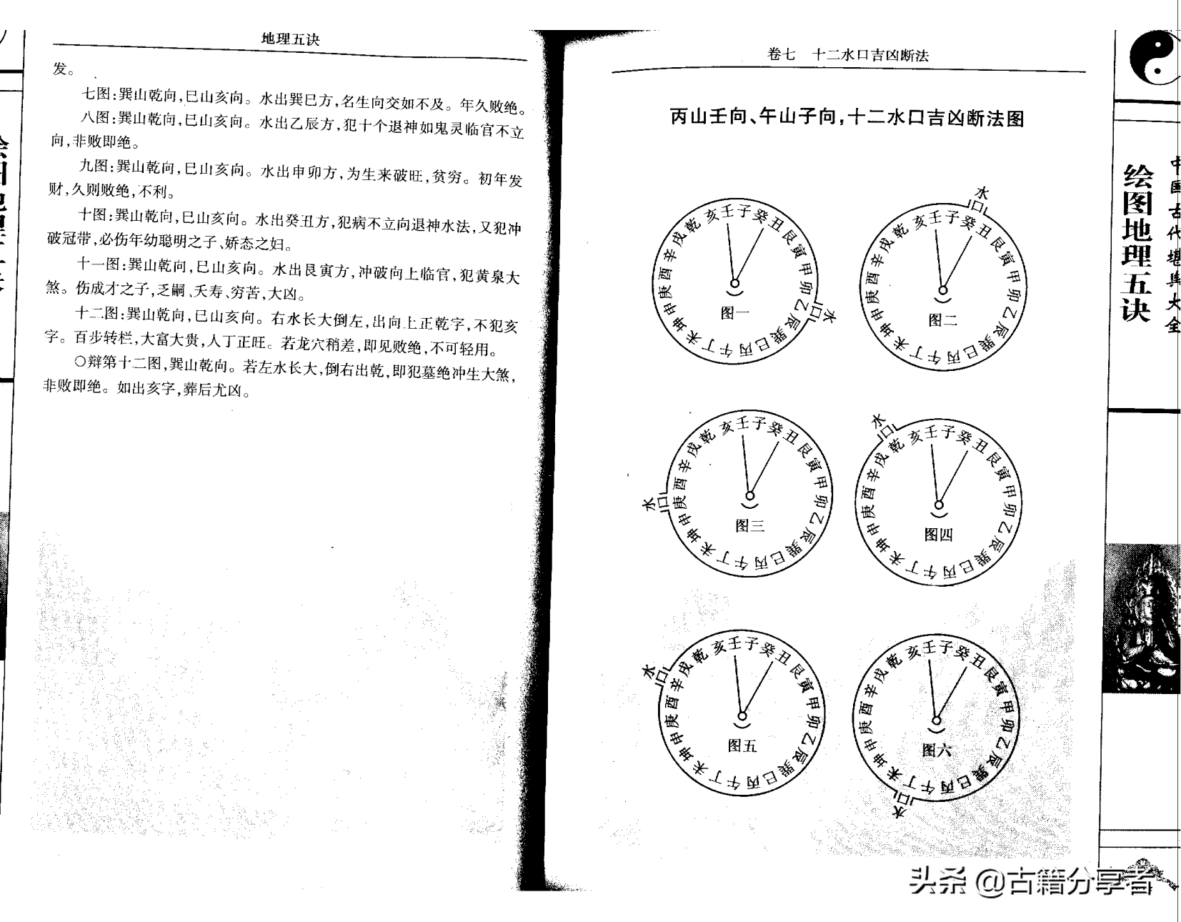 风水地理阴宅图解《地理五诀》3部份