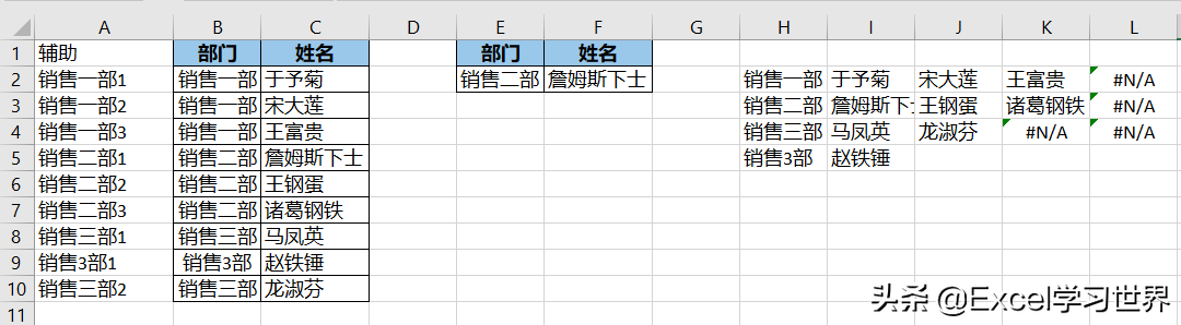 如何动态引用 Excel 动态区域，从而成就动态下拉菜单？