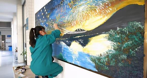 高考黑板报（杭高里的）