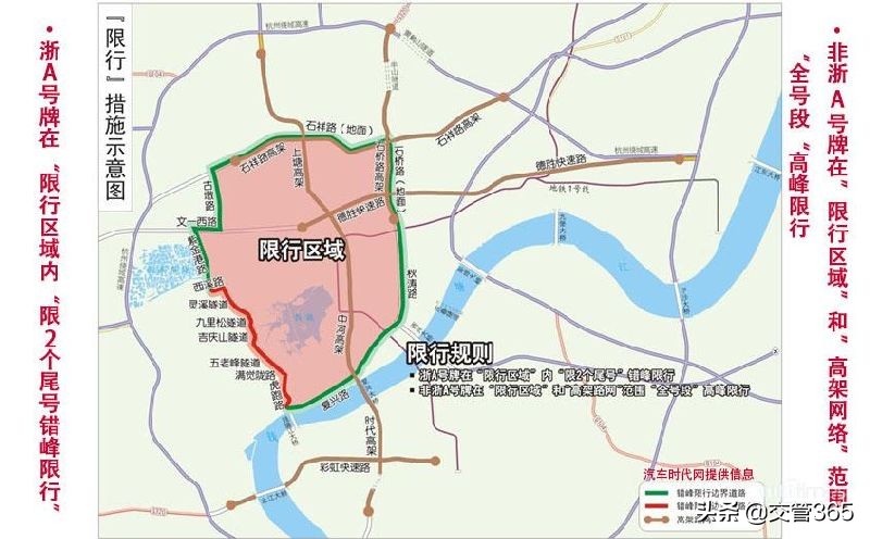 杭州外地车限行规定2019