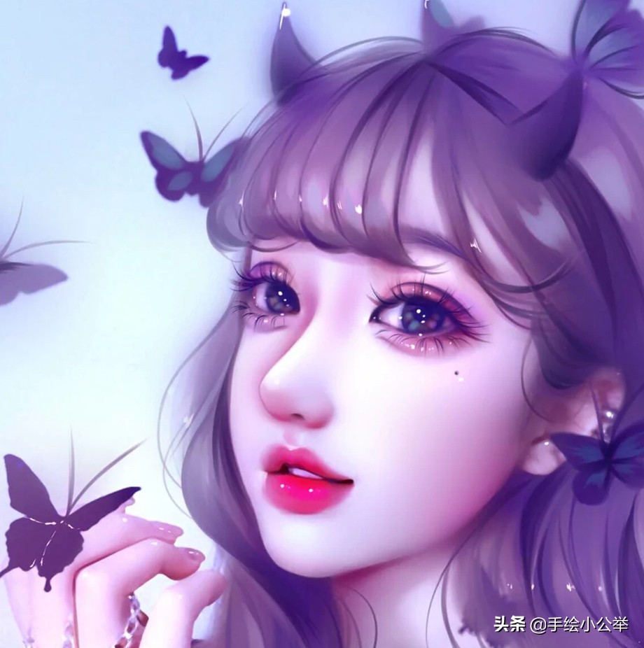 2022换新头像,真人照片变漫画,超唯美卡通女生头像,绝美气质