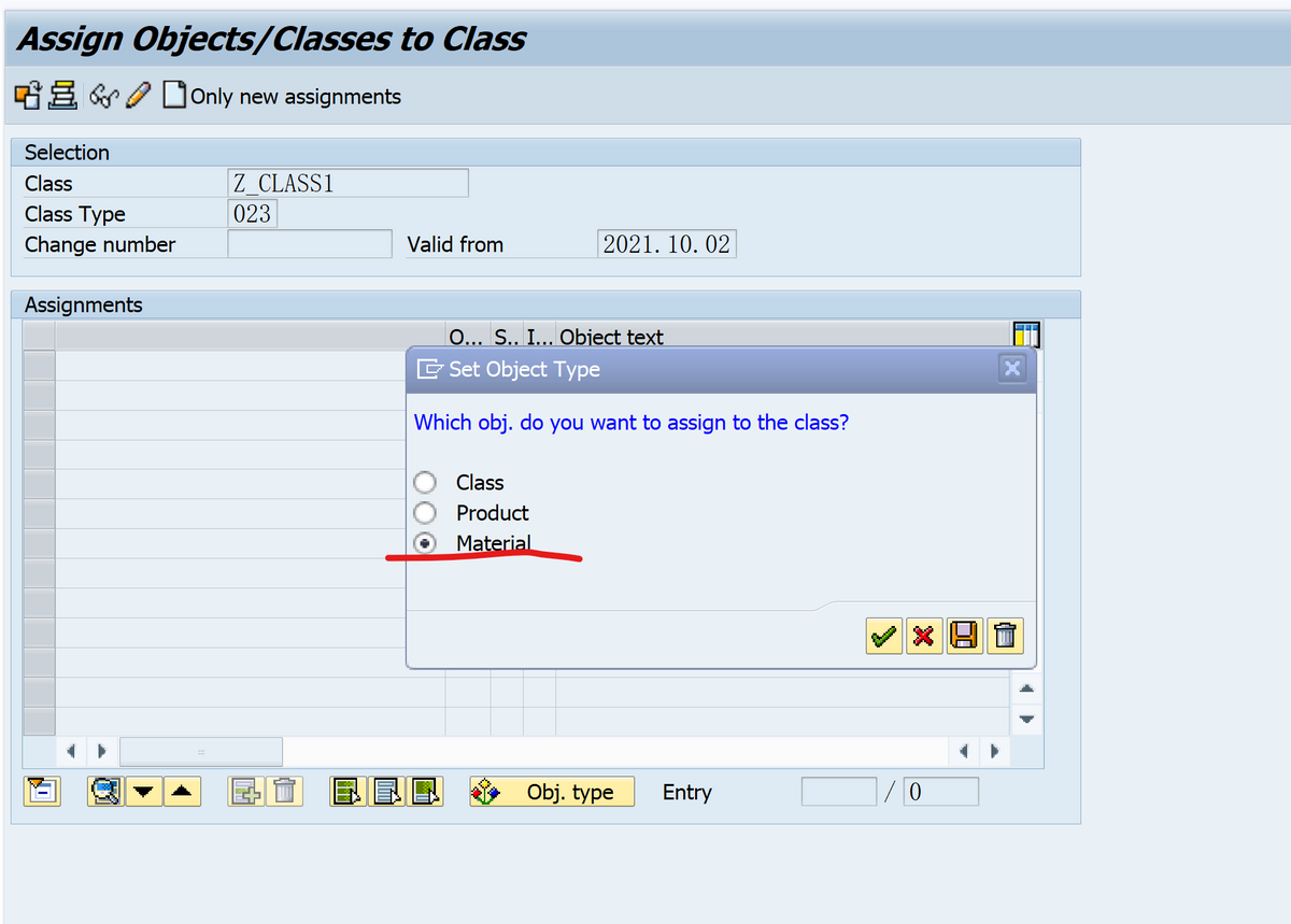SAP RETAIL MM41 不能将Class分配给商品主数据