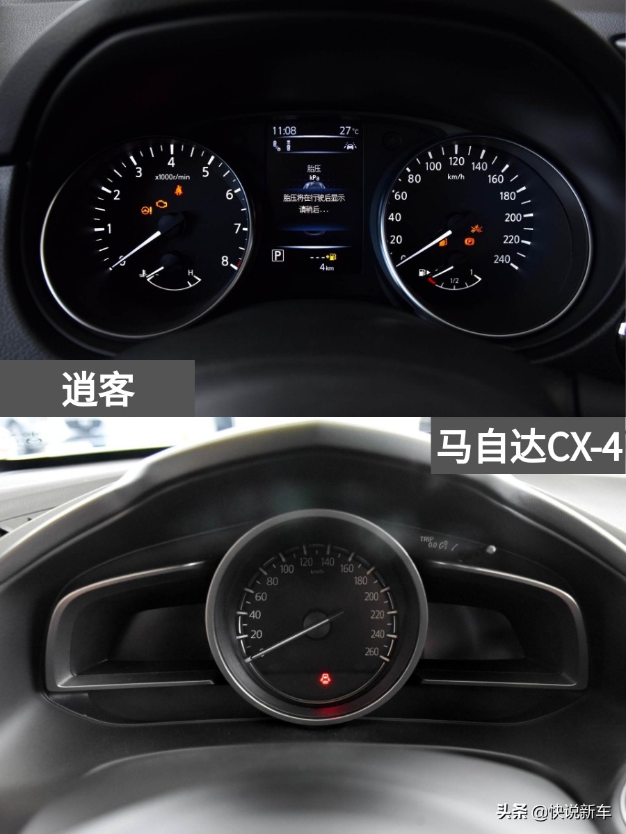 低油耗高颜值，省心又实惠的合资SUV，逍客VS马自达CX-4