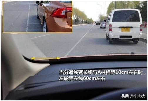 行驶过程中汽车宽度和位置判断方法图解，车感瞬间提高！