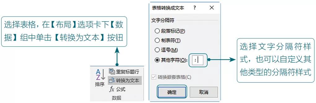 Word表格的常用基本操作