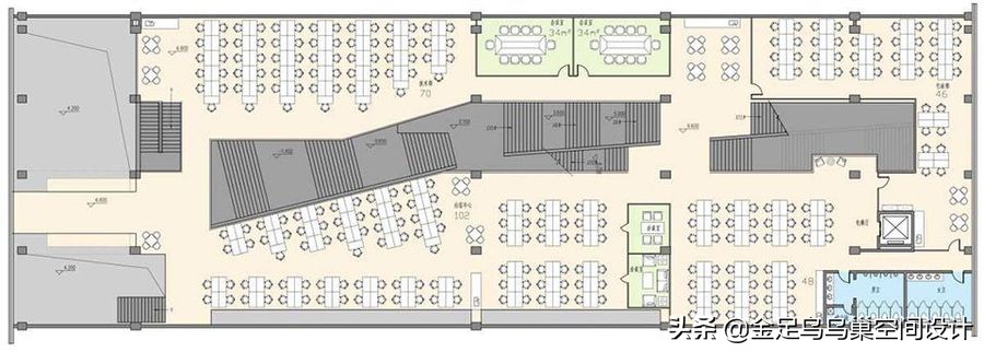 办公空间设计个性化体现 办公室创造风水空间的布局技巧