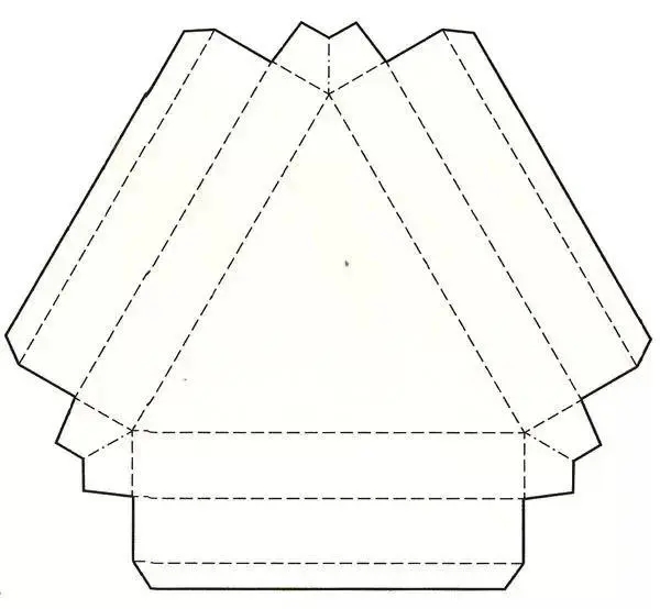 三角形盘式包装盒结构展开图单纸盒包装盒的结构设计基本就是以上这些