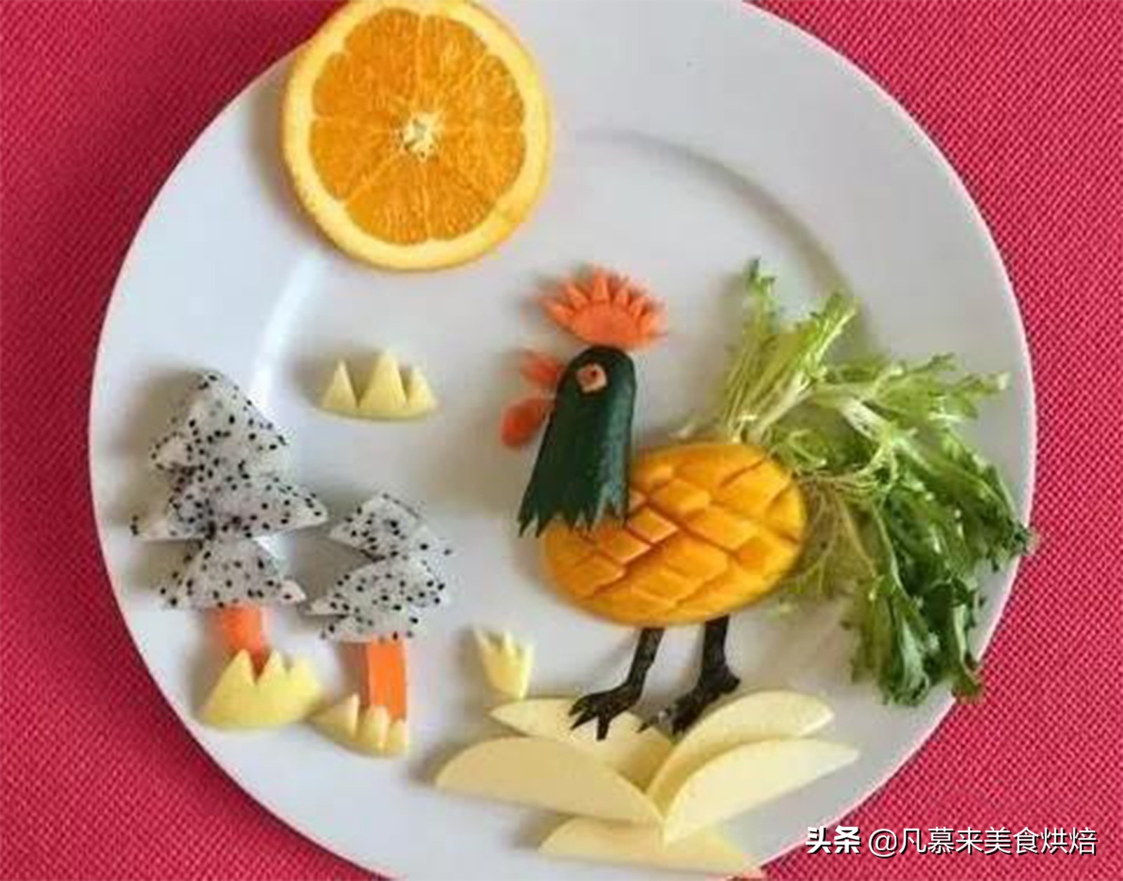 西瓜水果拼盘(5种常见水果拼盘的花样切法教程)