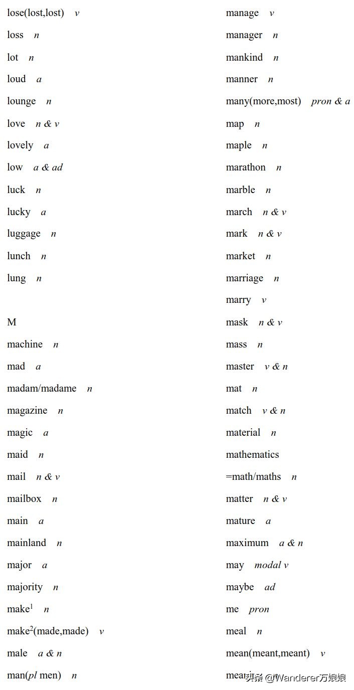 官方重磅！2020高考英语考试大纲正式发布（内附最新词汇表）