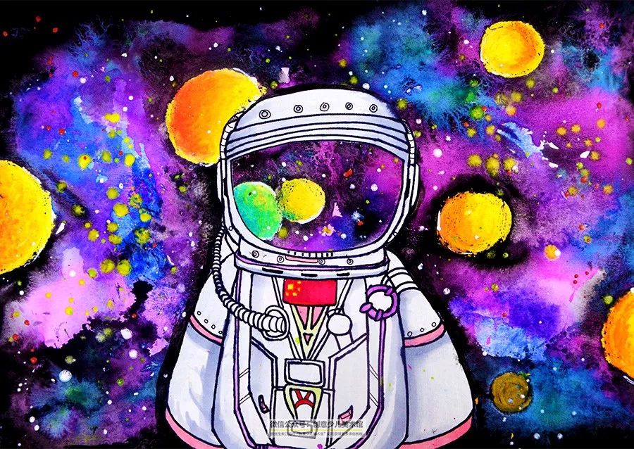 太空人怎么画(宇航员简笔画的画法详细步骤教程)