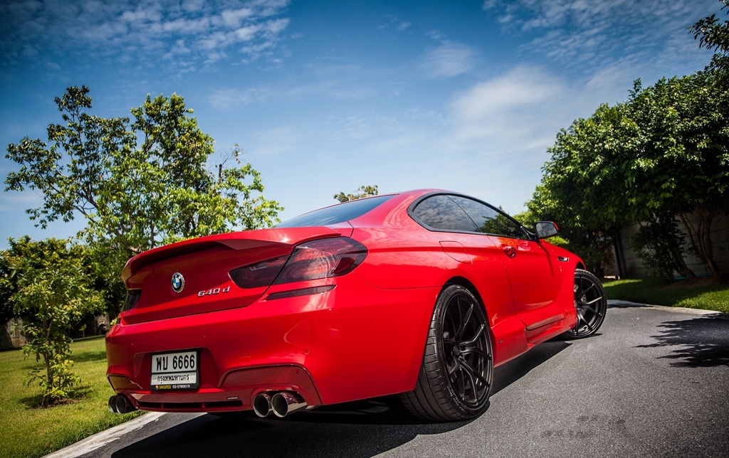 无论性能提升还是外观改装,这台宝马640 d都保持足够优雅的姿态