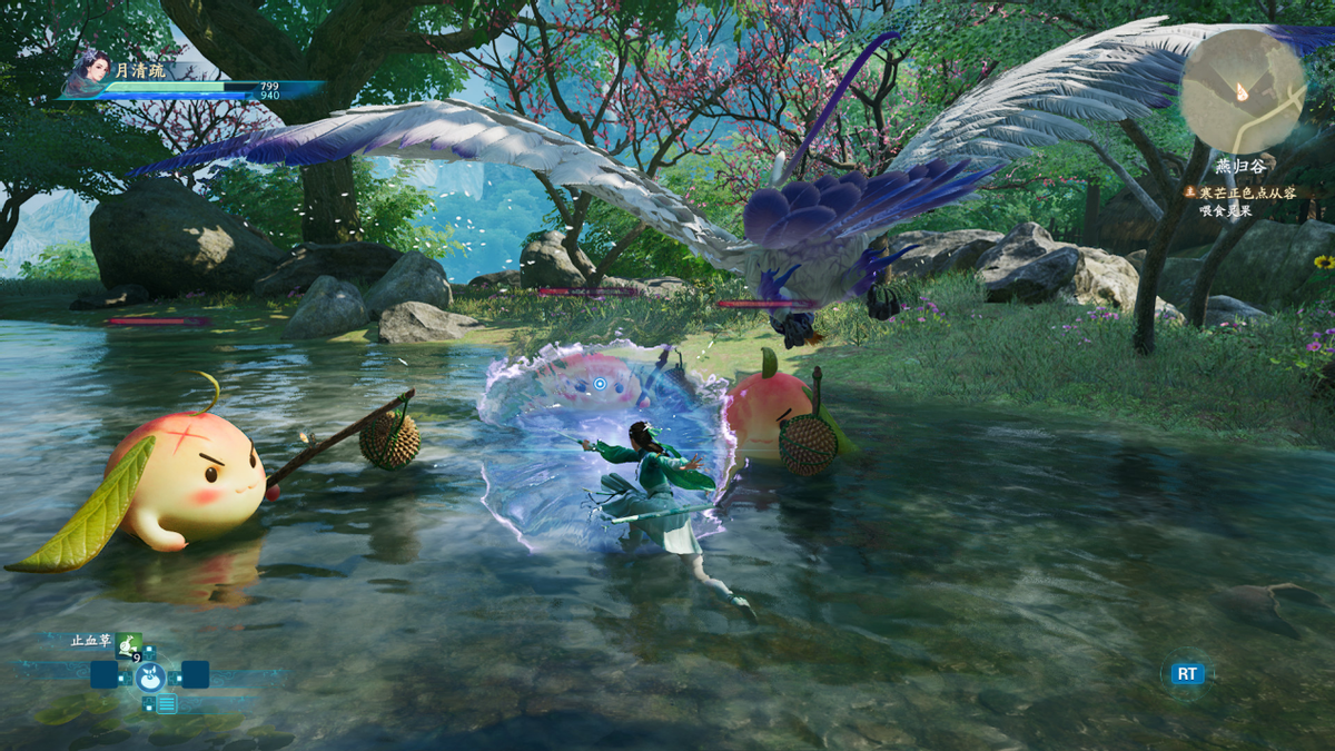 《仙剑七》即时战斗有多简单？学会“吃软饭”，无伤全通So Easy