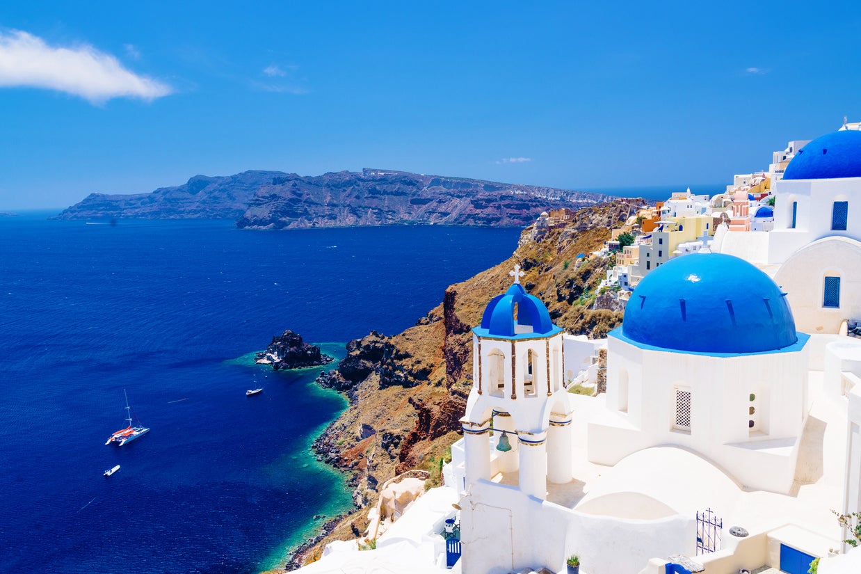 希腊旅行,有一种蓝叫爱琴海,有一种日落叫圣托里尼
