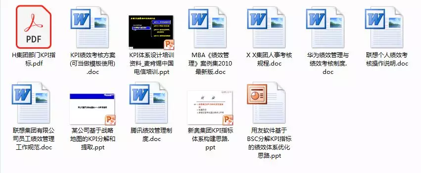 HR必备绩效宝典：全岗位KPI指标库及绩效实操工具大全，收藏