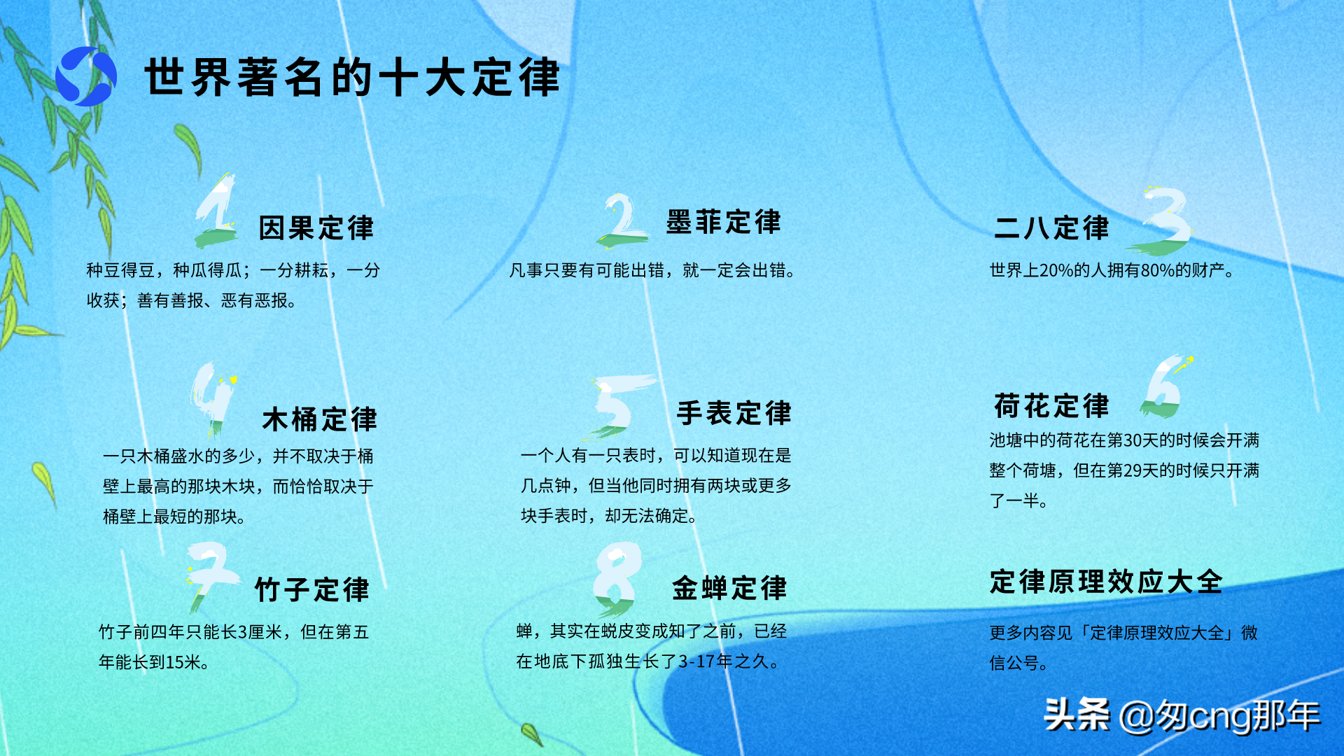 世界十大经典效应与定律解析