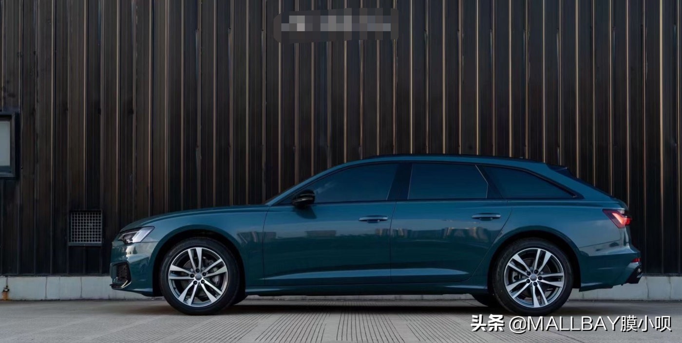 奥迪RS 6改色阿瓦隆绿 走在街上绝对独一无二