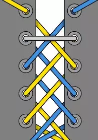 鞋带打结（鞋带打结方法图解）