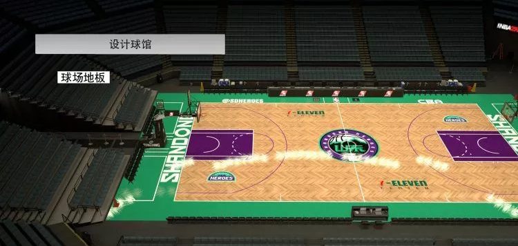 2k19 cba在哪里(16图看2K模拟CBA新球馆：深圳充满战斗气息，北京紫禁勇士太霸气)