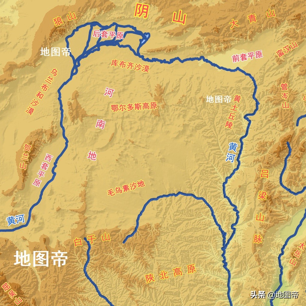 黄河流域图清晰大图（长江流域地图高清版）