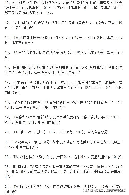 “离婚考卷”火了！80后夫妻做完，女100分男0分！你来做做这套题