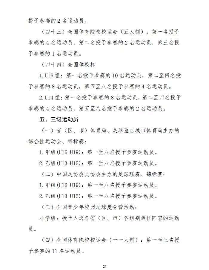 中国足球等级分类(踢球的孩子，参加这些足球比赛可申请国家一级、二级运动员证书)