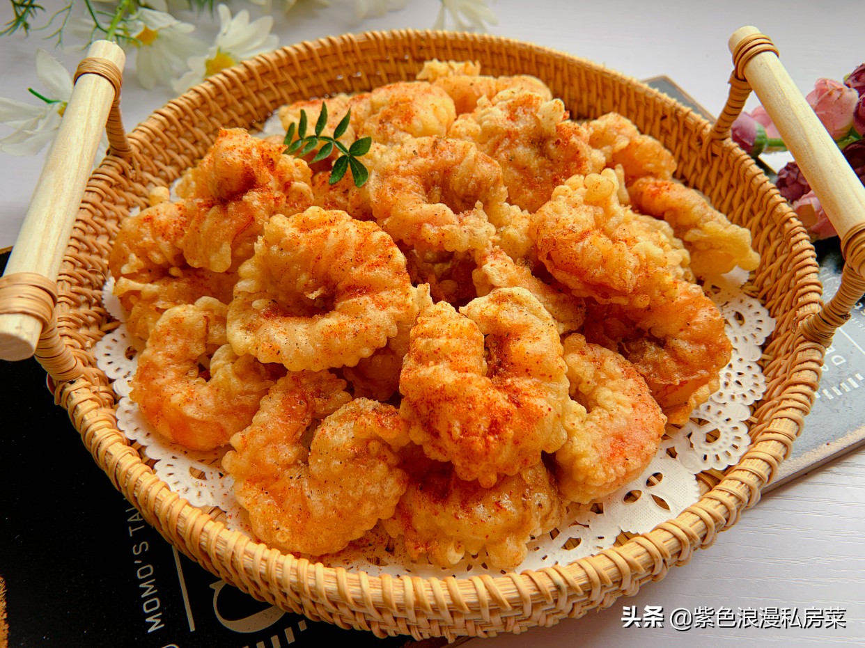 虾仁最好吃的做法，外焦里嫩超鲜美，一口一个好吃到舔手指