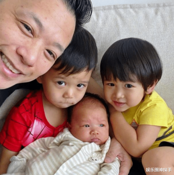 胡杏儿的3个儿子长大了，4岁大儿子颜值高，老二被指像妈妈