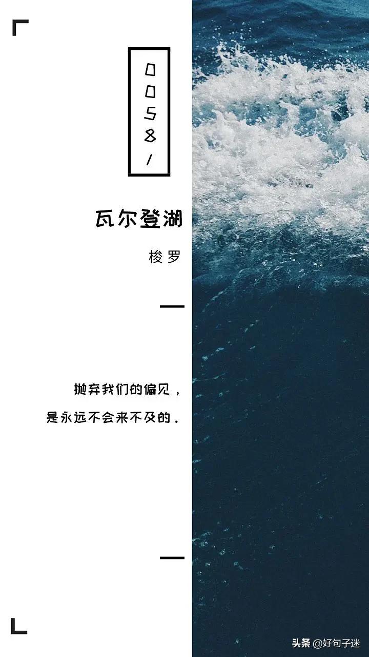 瓦尔登湖经典句子（分享12句小说瓦尔登湖的经典语录）