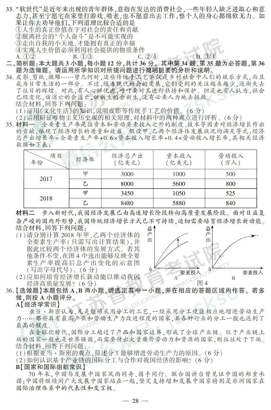 【最新】刚刚！2019江苏高考试题+答案公布，快来估分吧~